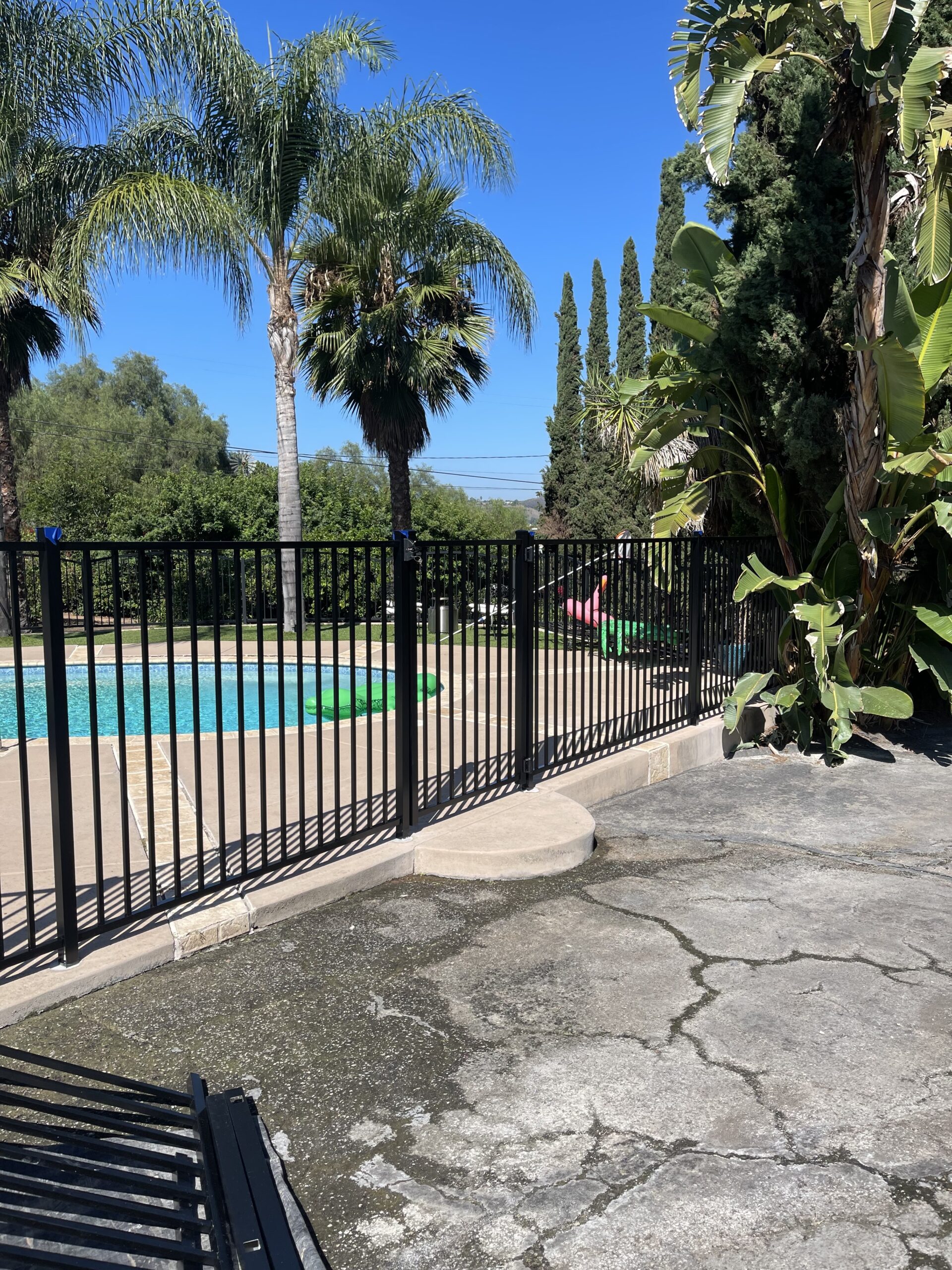 Aluminum Pool Fence for security in San Diego 